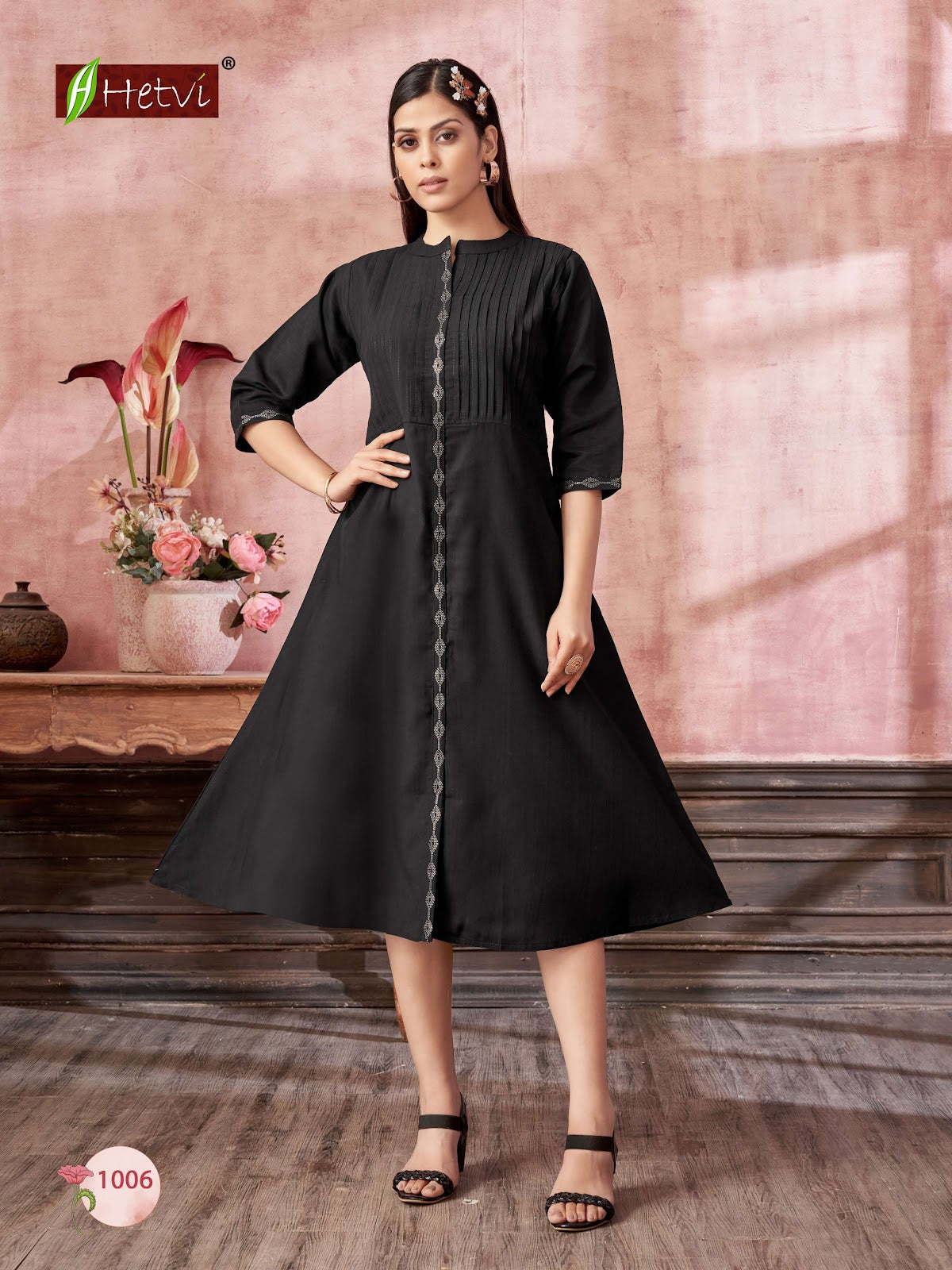 Jasoda Hetvi Vetican A-Line Kurti Supplier