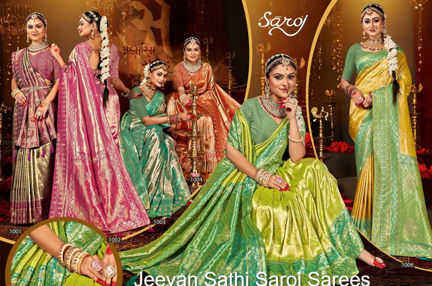 Jeevan Sathi Saroj Sarees Supplier