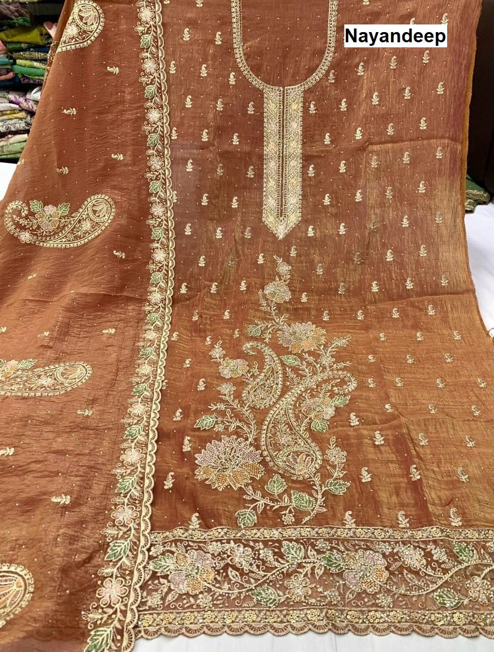 Jemimi Nayandeep Silk Salwar Suits Supplier Gujarat