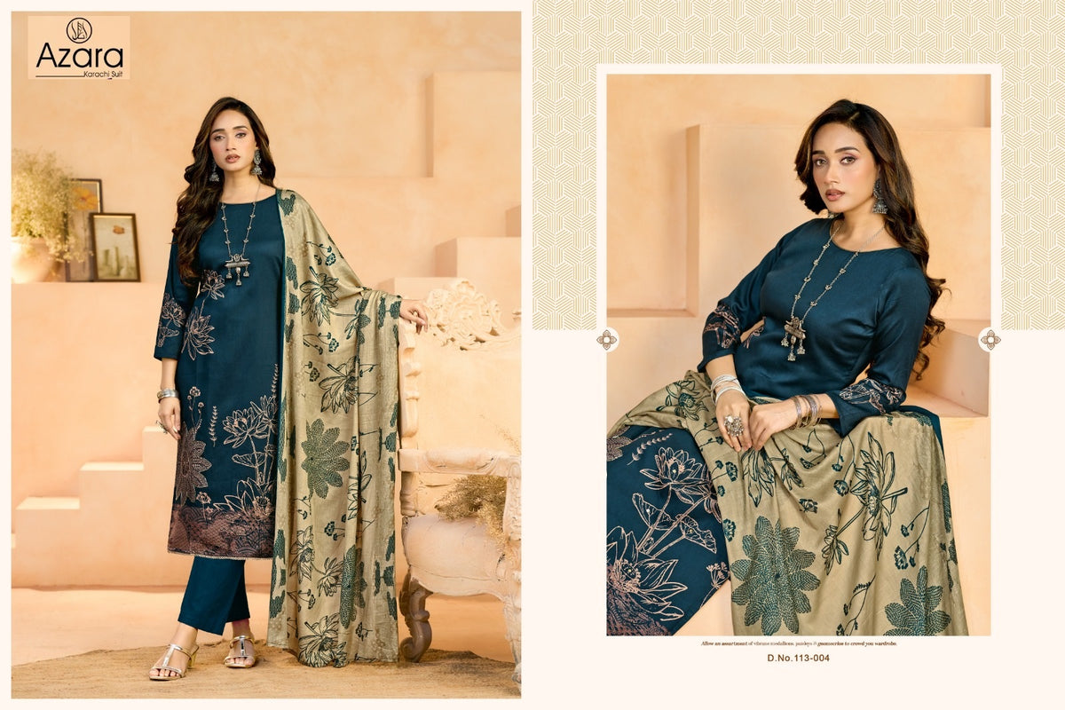 Jessika Vol 3 Radhika Fashion Azara Jam Cotton Karachi Salwar Suits Wholesale Price