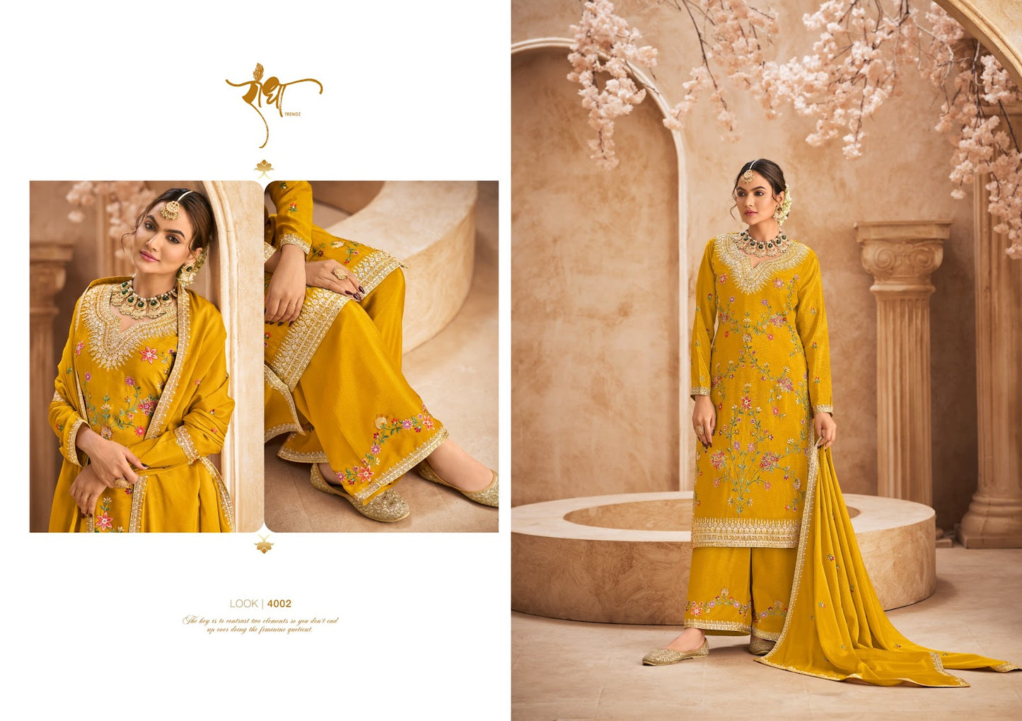 Jhalak Radha Trendz Chinon Readymade Suits Exporter India