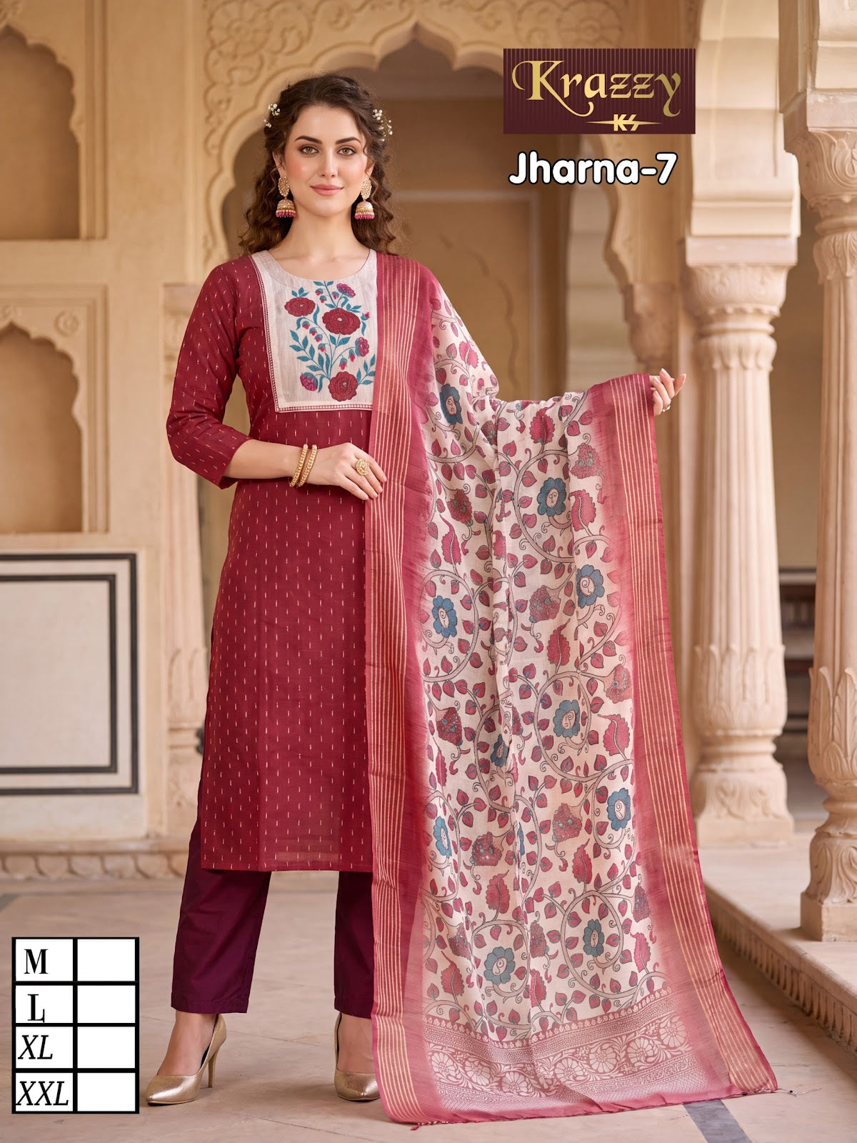 Jharna Krazzy Kanha Readymade Pant Style Suits Manufacturer Gujarat