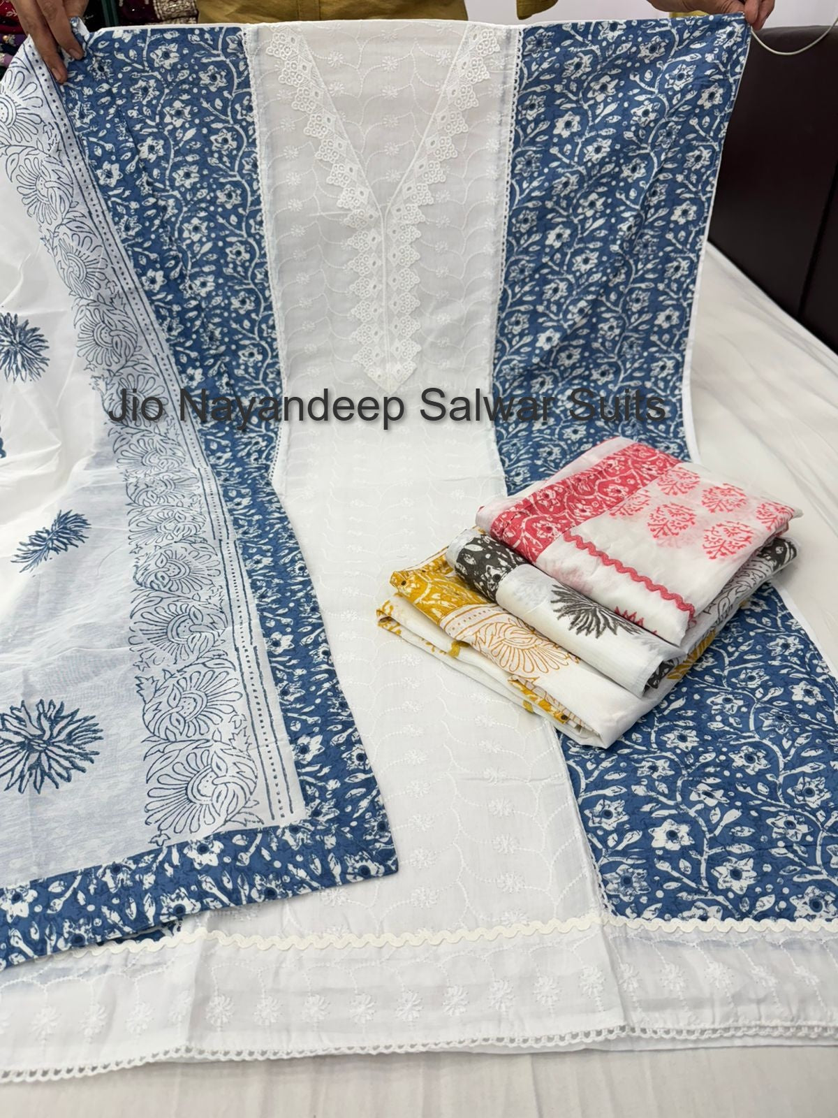 Jio Nayandeep Cotton Salwar Suits Exporter India