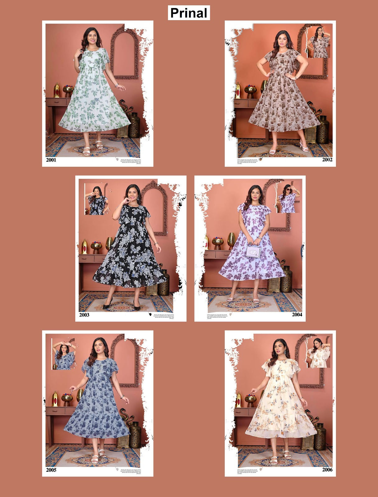 Jiya Prinal Georgette Anarkali Kurtis Wholesaler India