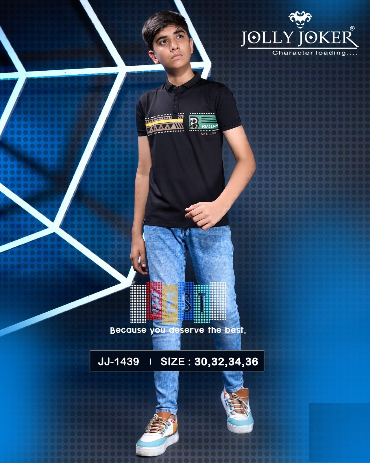 Jj 1439 Jolly Joker Tencil Boys Tshirt Wholesale