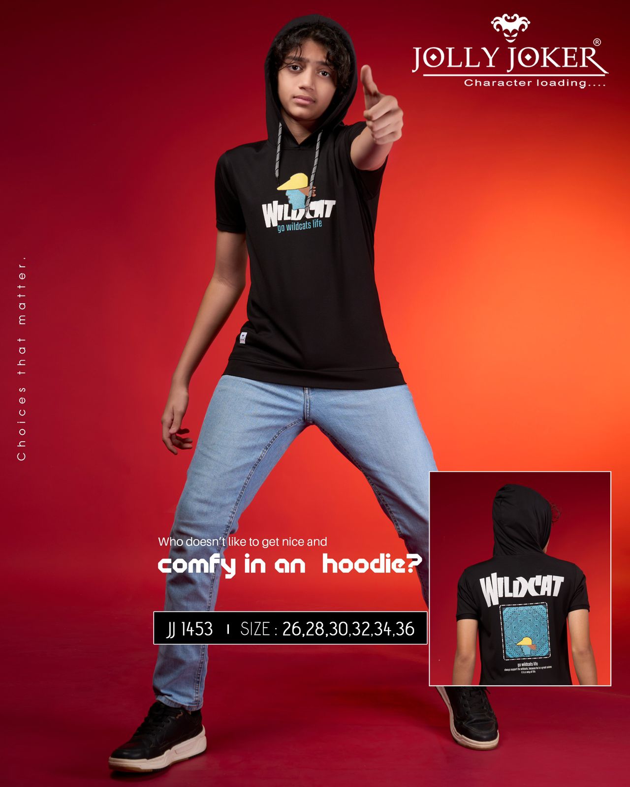 Jj 1453 Jolly Joker Tencil Boys Tshirt Exporter Ahmedabad