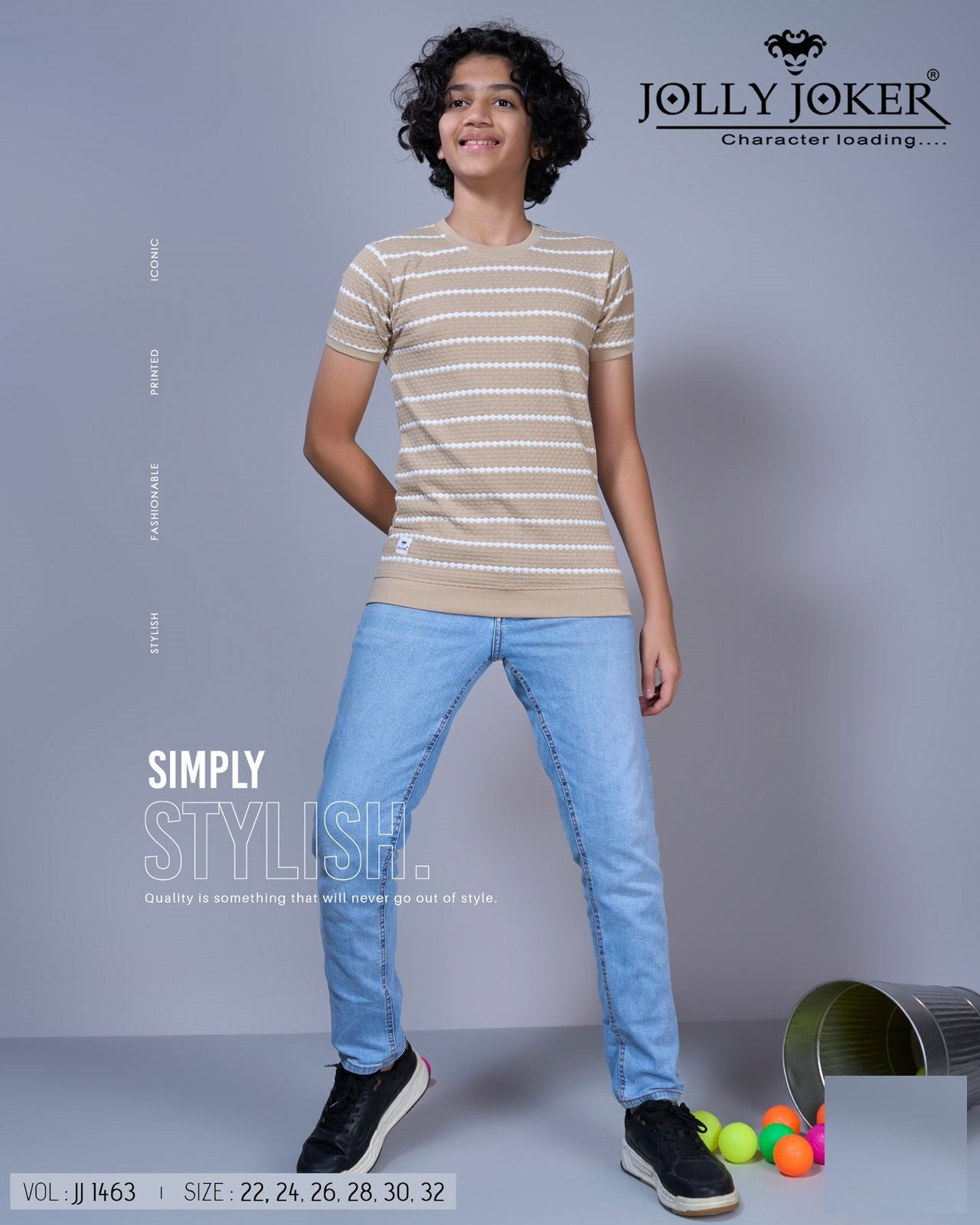 Jj 1463 Jolly Joker Knit Boys Tshirt Wholesale