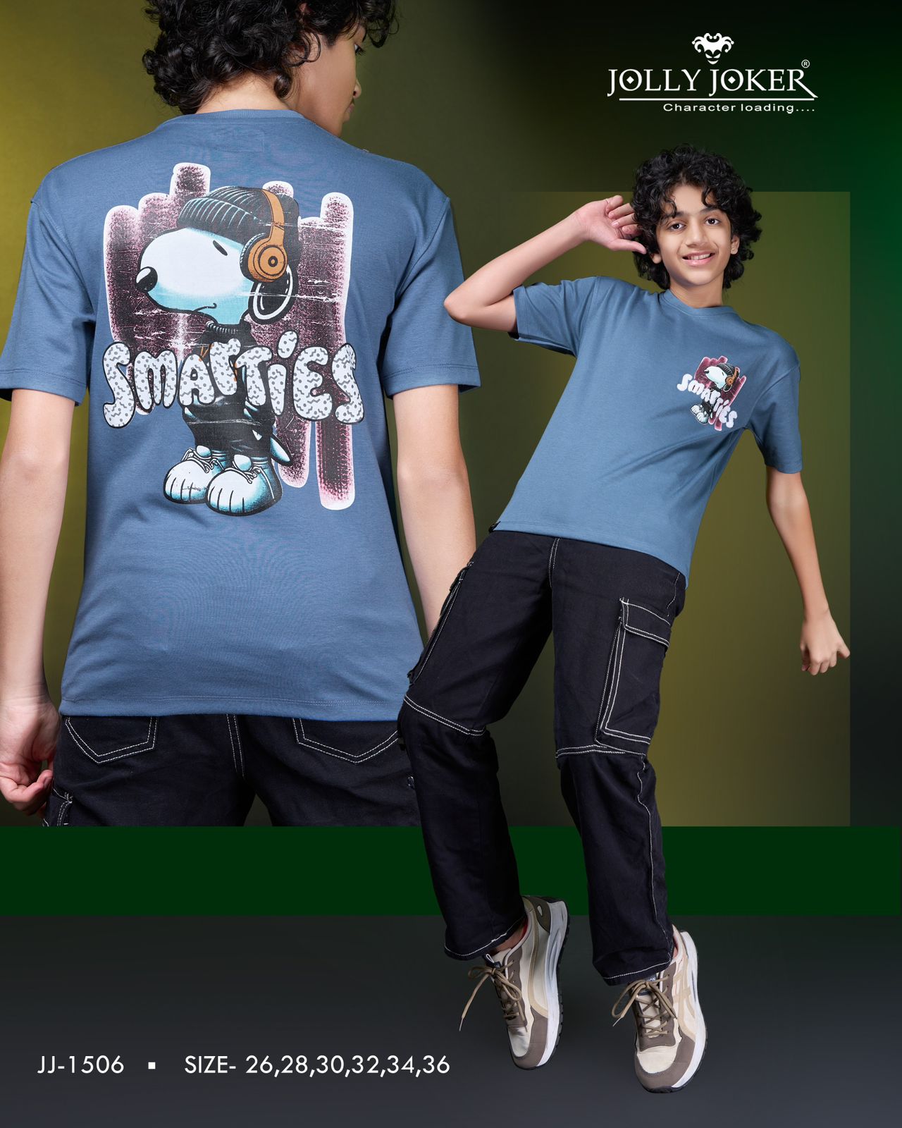 Jj 1506 Jolly Joker Cotton Boys Tshirt Supplier Gujarat