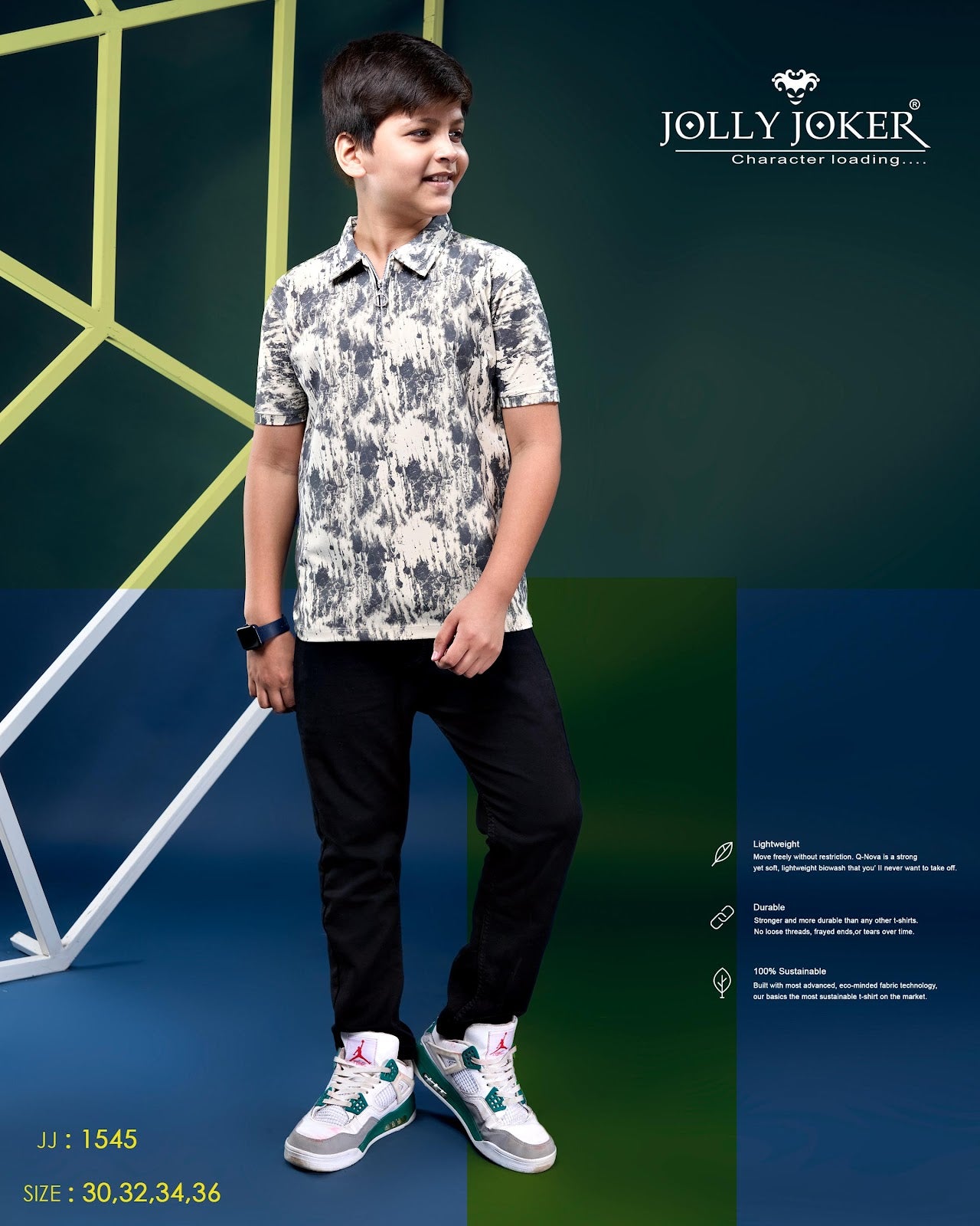 Jj 1545 Jolly Joker Imported Boys Tshirt Wholesaler Ahmedabad