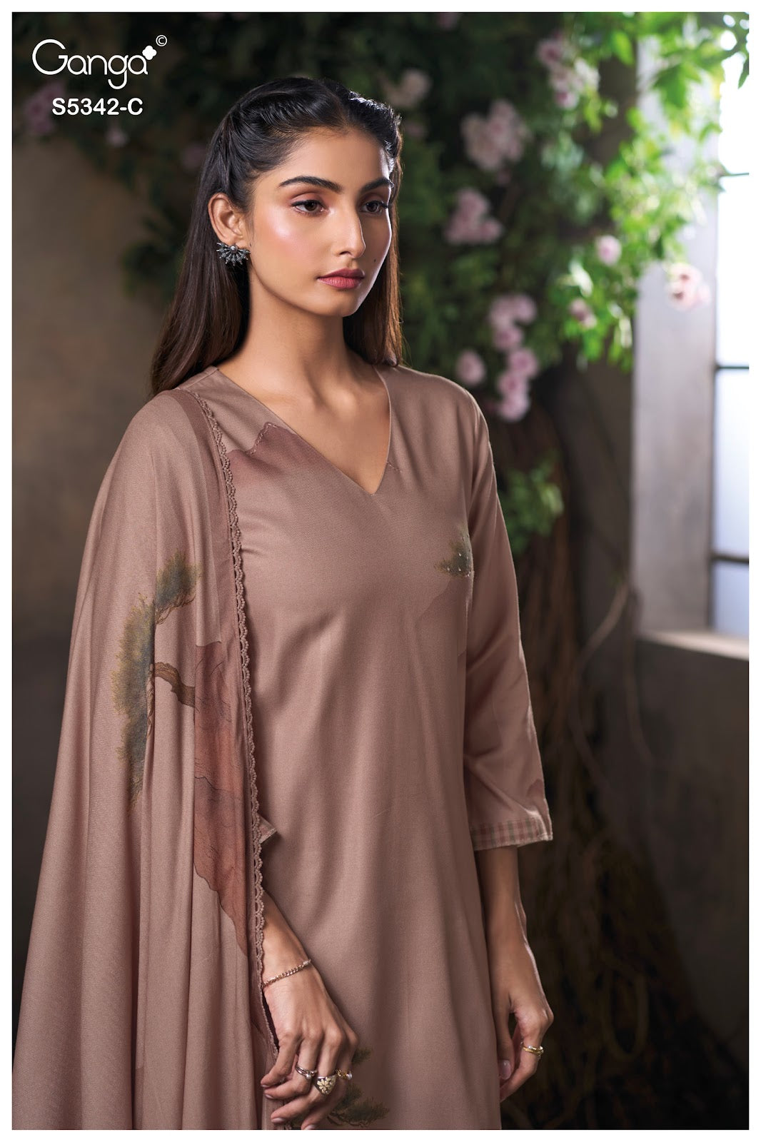 Jorein S5342 Ganga Wool Pashmina Suits Manufacturer