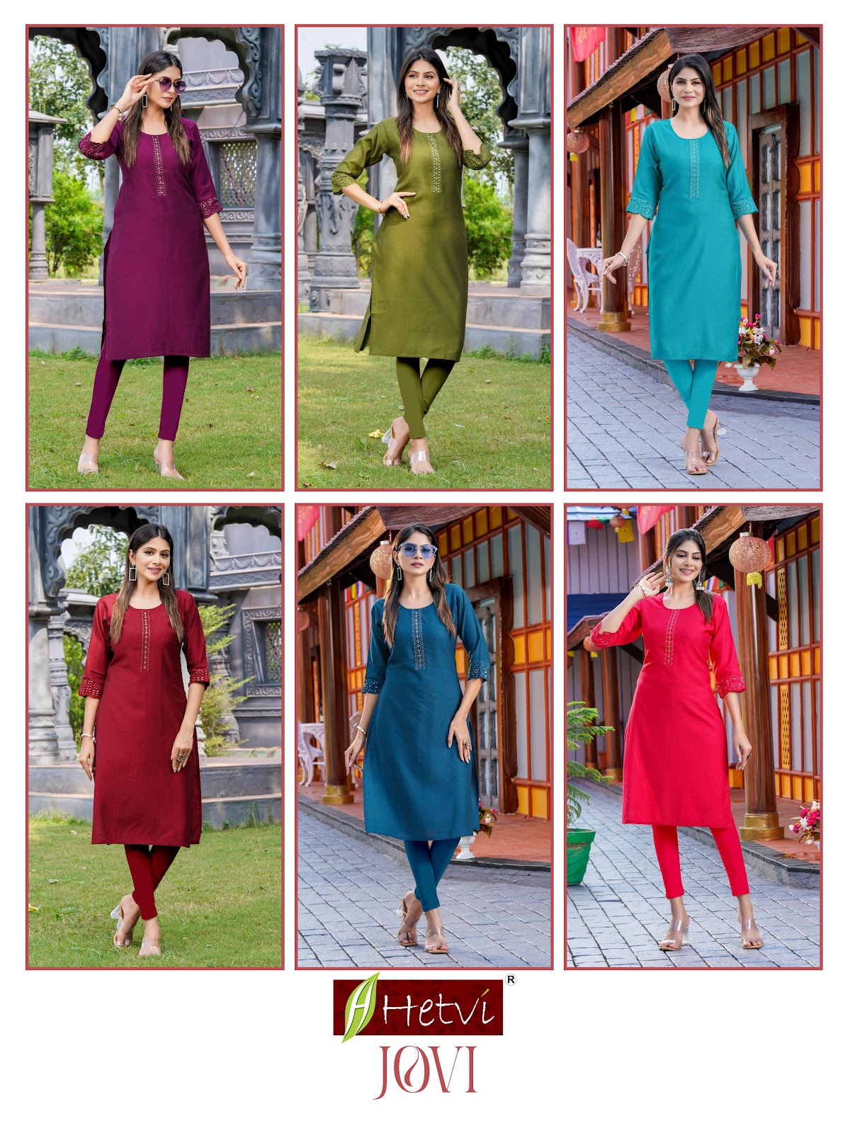 Jovi Hetvi Reyon Knee Length Kurtis Manufacturer