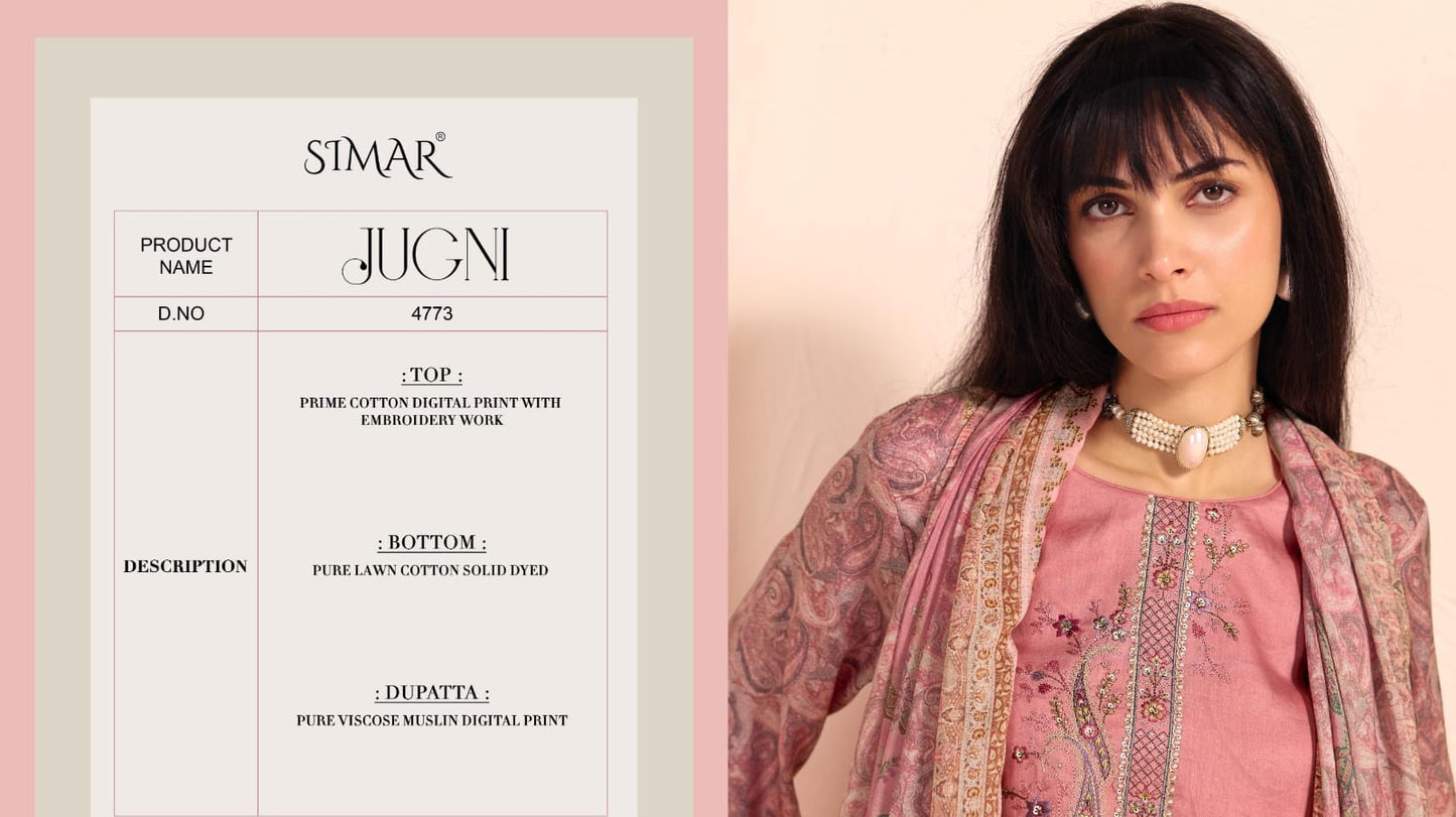 Jugni Simar Cotton Pant Style Suits Manufacturer Ahmedabad