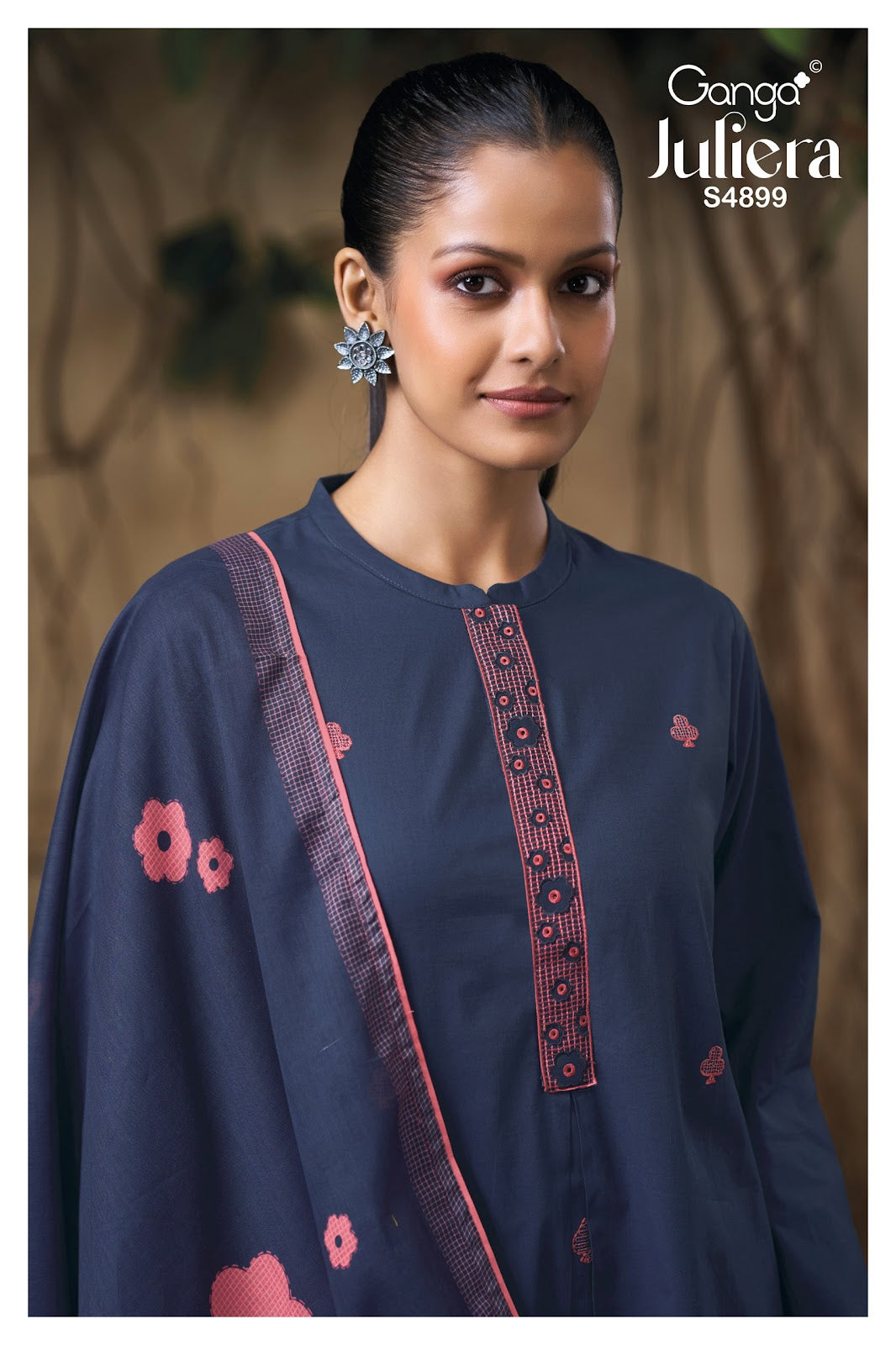 Juliera S4899 Ganga Cotton Plazzo Style Suits Supplier Ahmedabad