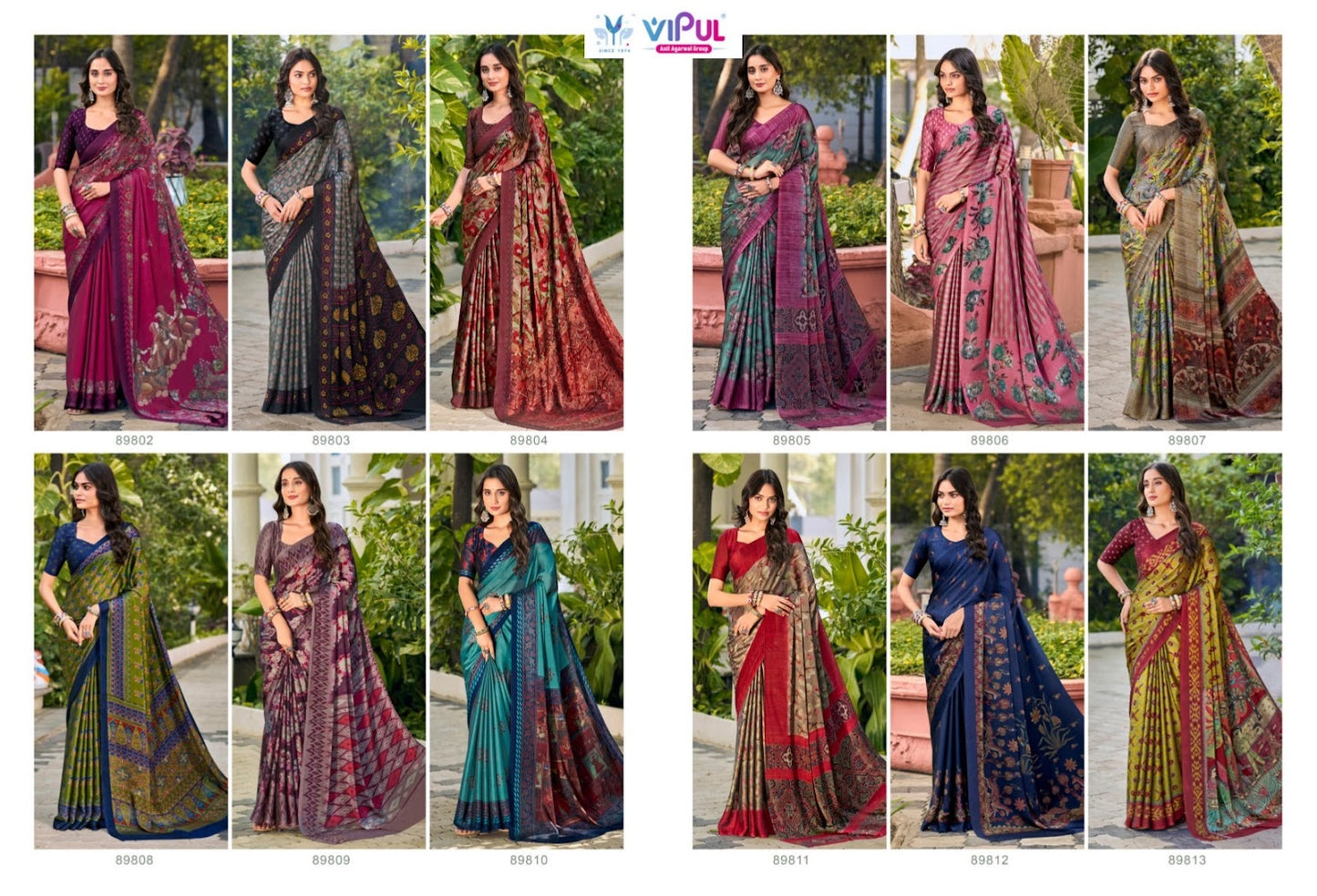 Juliet Chiffon Vol 20 Vipul Chiffon Sarees Manufacturer India