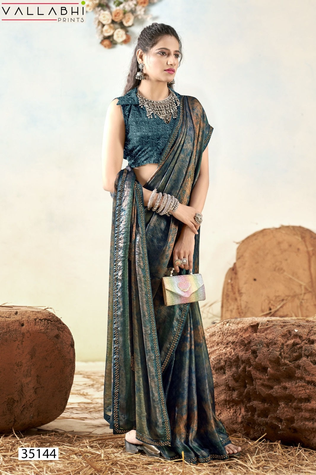 Jyotini Vallabhi Prints Brasso Sarees Manufacturer