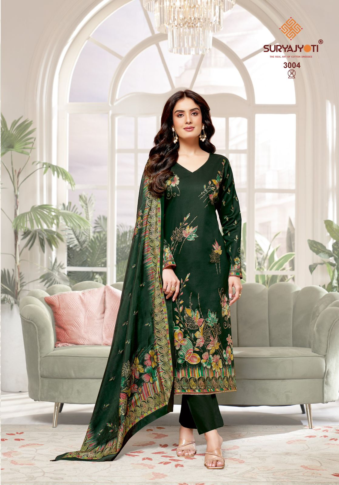 Kaara Advance Vol 3 Suryajyoti Jam Satin Pant Style Suits Wholesaler
