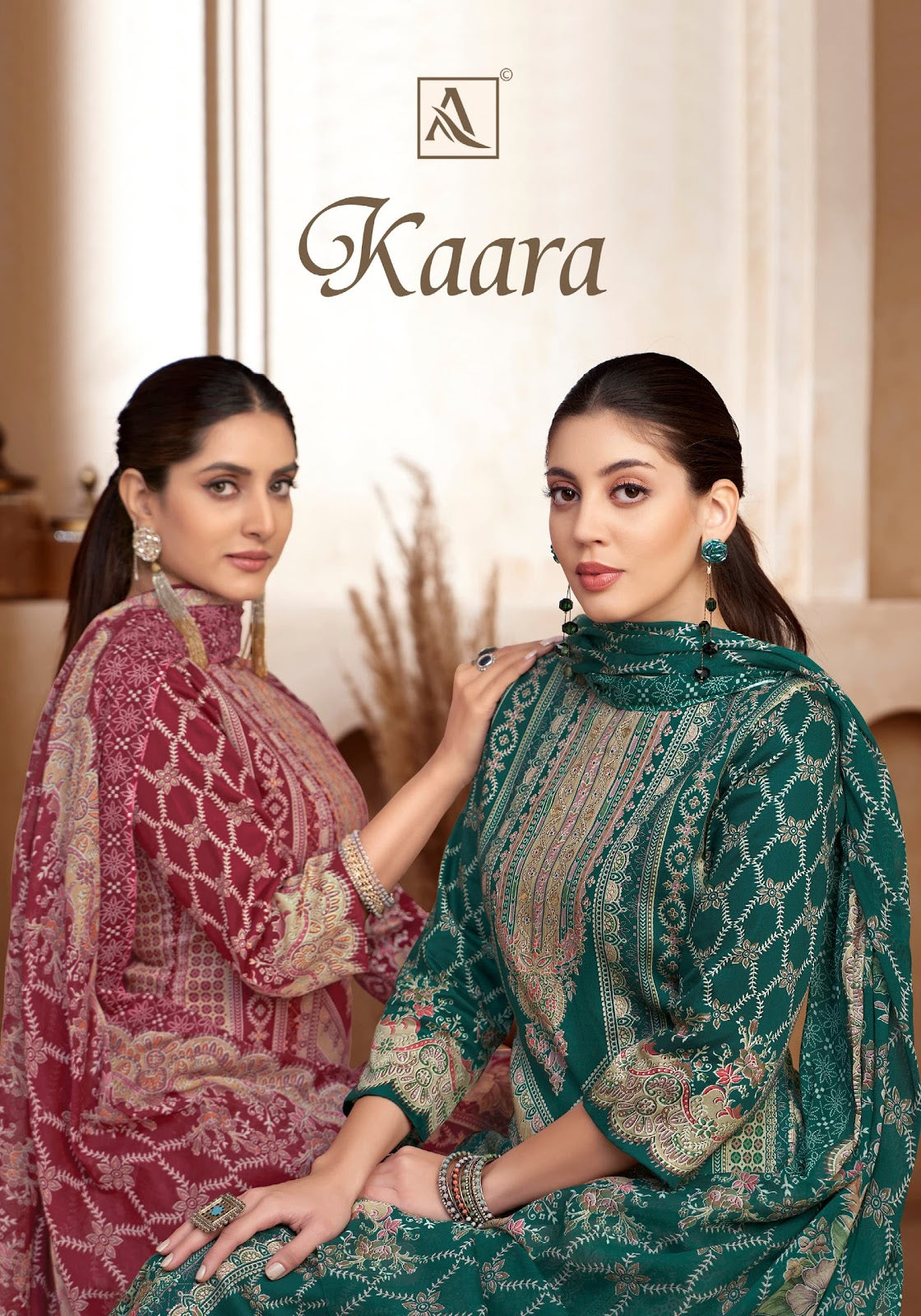 Kaara Alok Zam Karachi Salwar Suits Exporter Ahmedabad