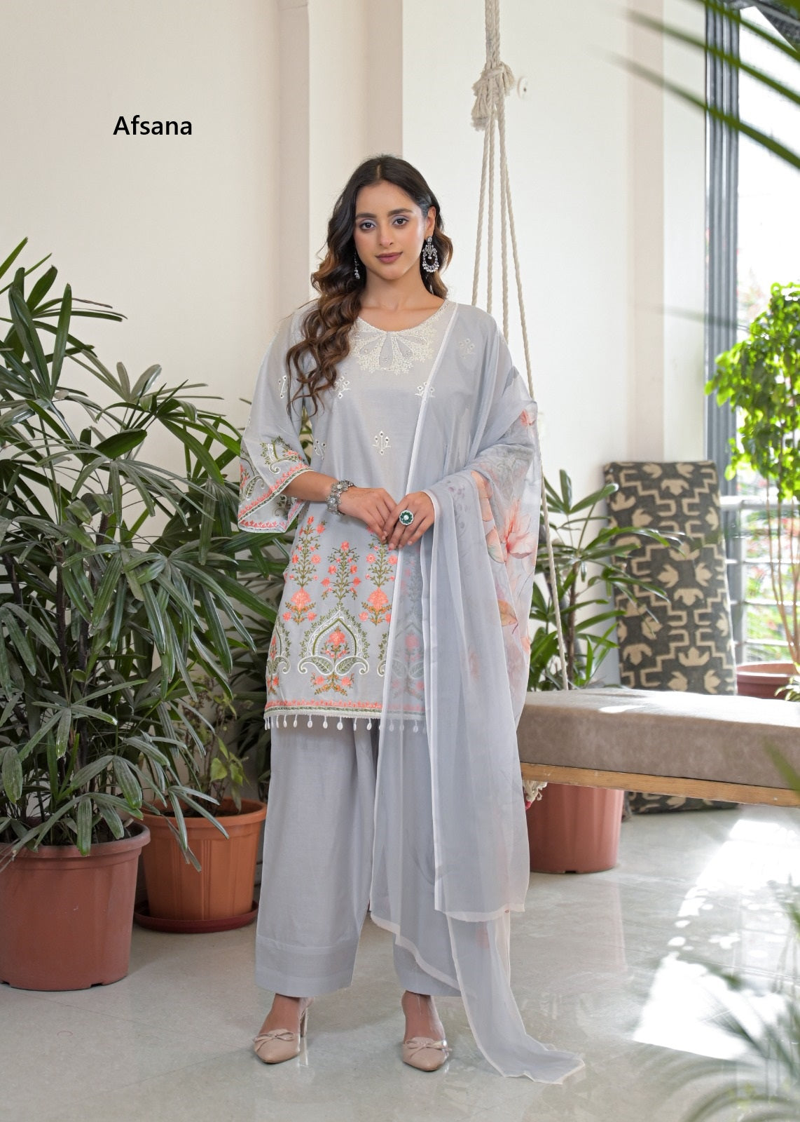 Kaavya Farshi Afsana Cotton Pakistani Readymade Suits Supplier Gujarat
