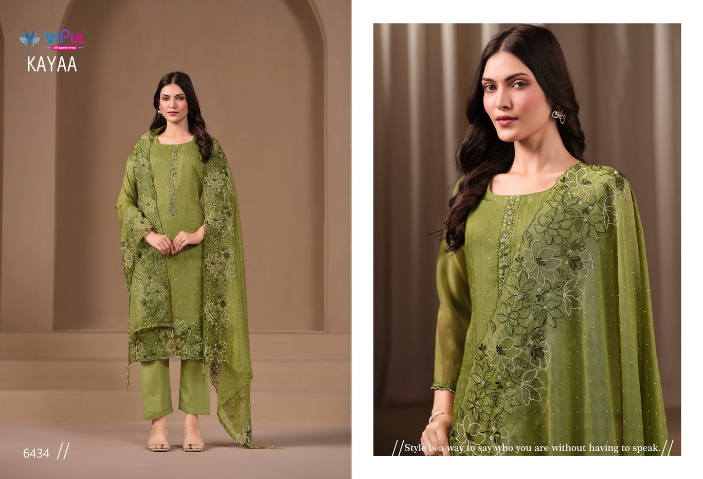 Kaaya Vipul Pant Style Suits Manufacturer Ahmedabad