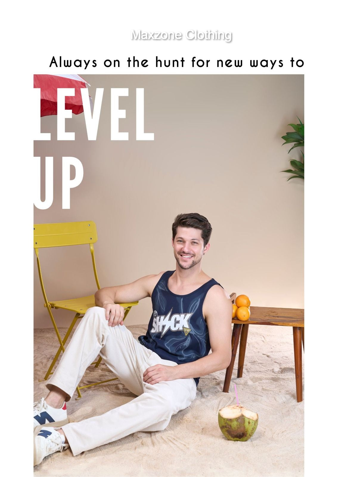 Kaffe Collective Iho F 232 Maxzone Clothing Cotton Mens Tank Top Manufacturer Ahmedabad