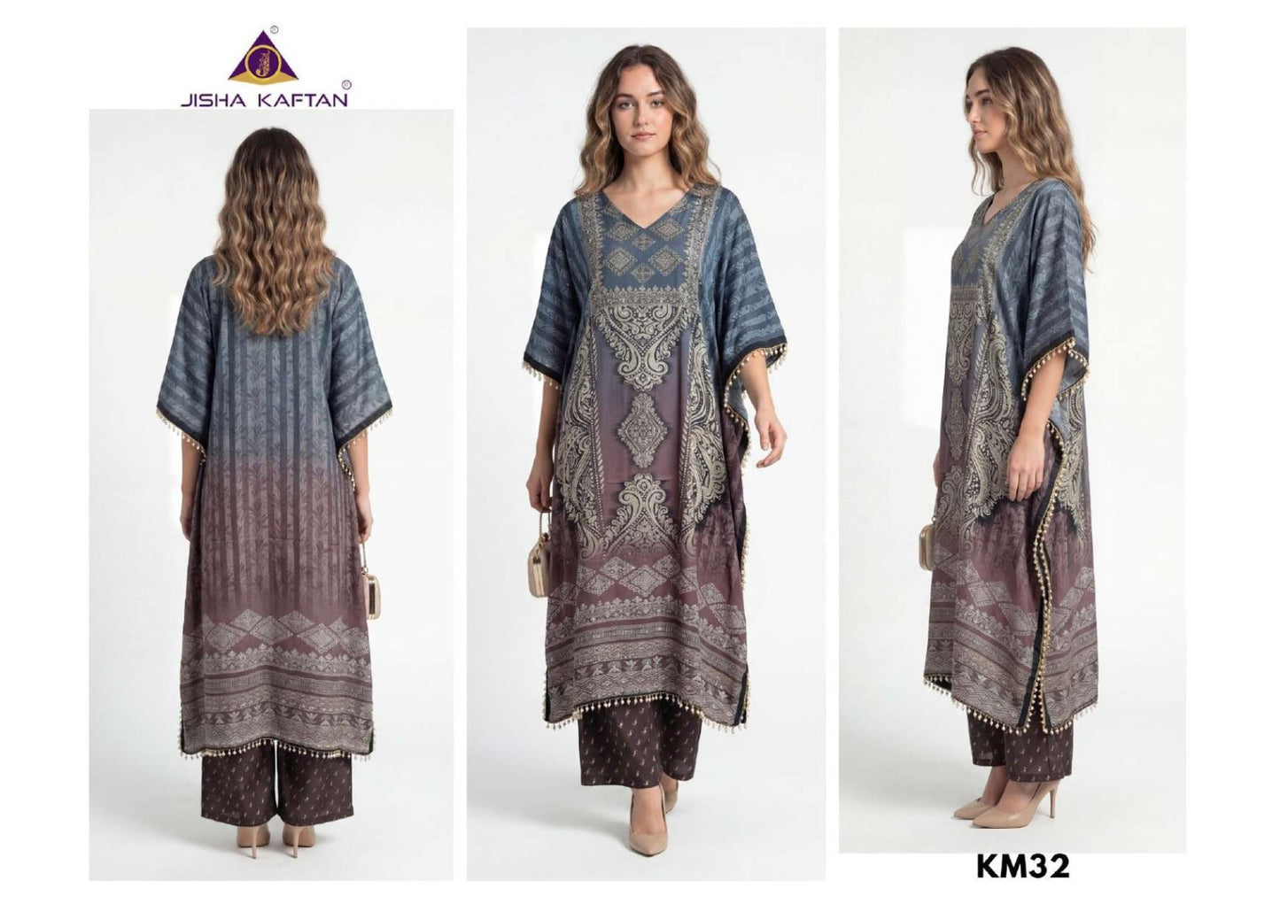 Kaftan Vol 5 Jelite Jisha Poly Co Ord Set Wholesale Rate