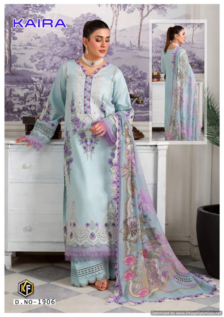 Kaira Vol 19 Keval Fab Lawn Cotton Pakistani Readymade Suits