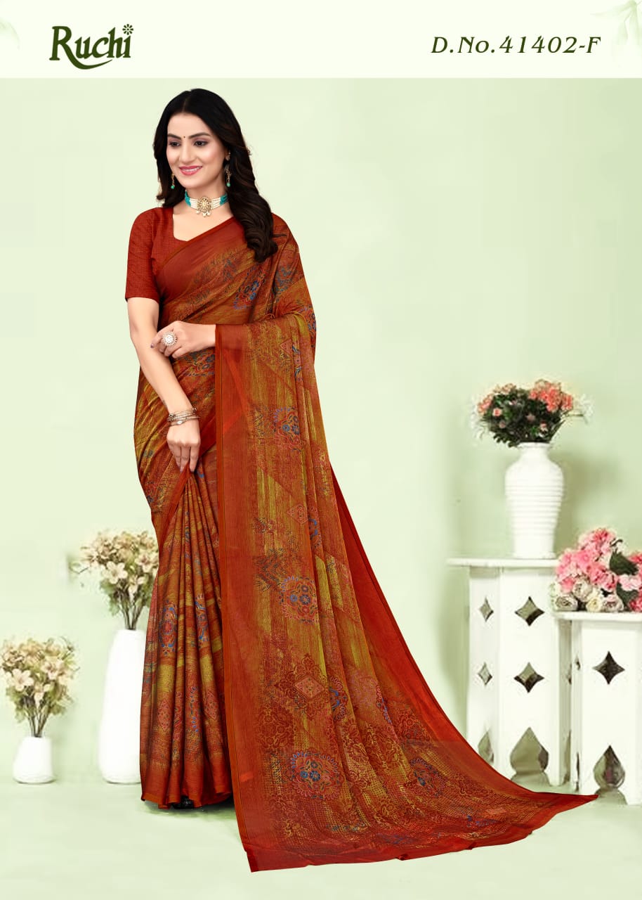 Kajal Chiffon Vol 1 Ruchi Chiffon Sarees Manufacturer Gujarat