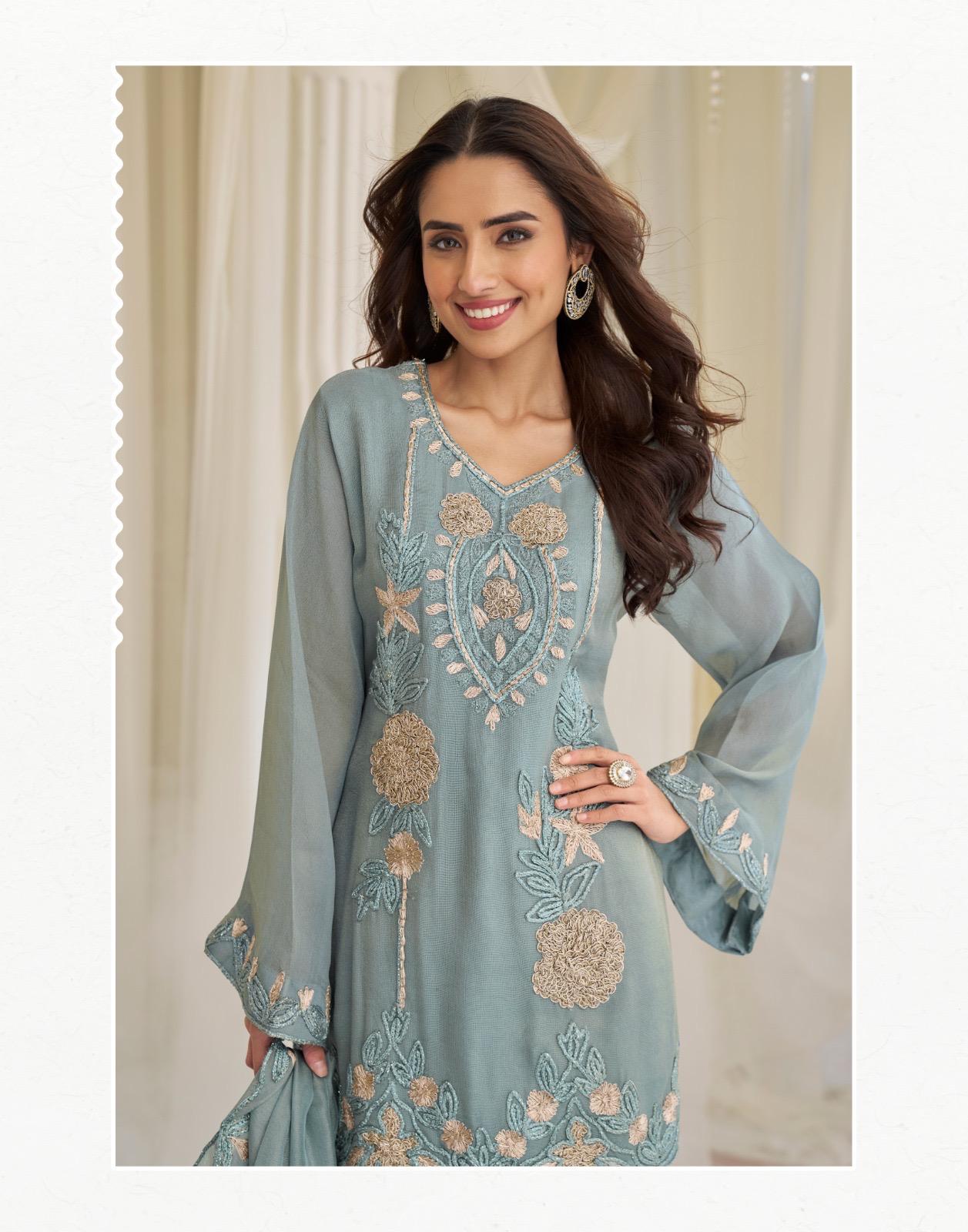 Kajal Sayuri Silk Readymade Suits Wholesaler Ahmedabad