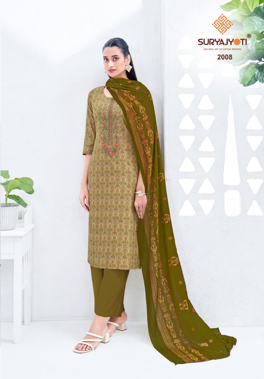 Kala Vol 2 Suryajyoti Readymade Cotton Pant Suits Supplier