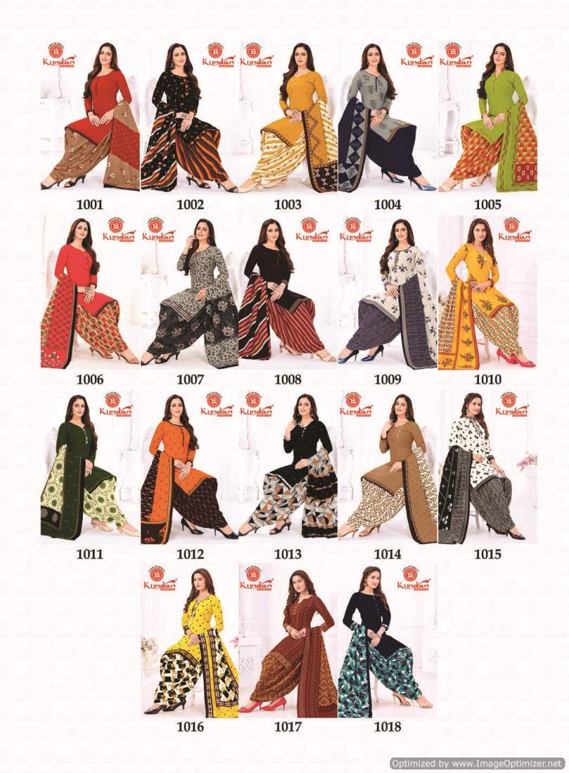 Kalash Vol 10 Kundan Readymade Cotton Patiyala Suits Supplier Ahmedabad