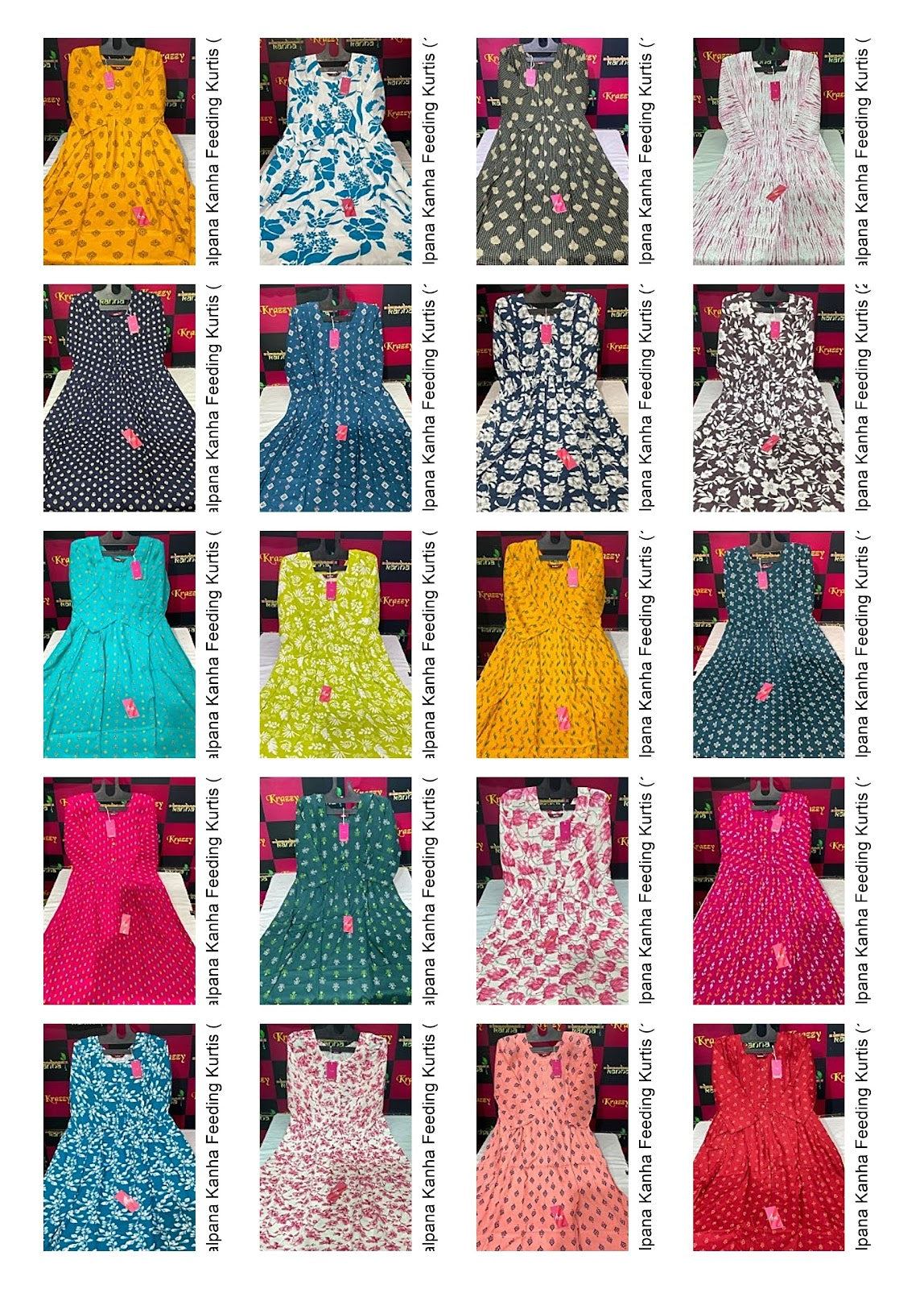 Kalpana Kanha Reyon Feeding Kurtis Exporter Ahmedabad
