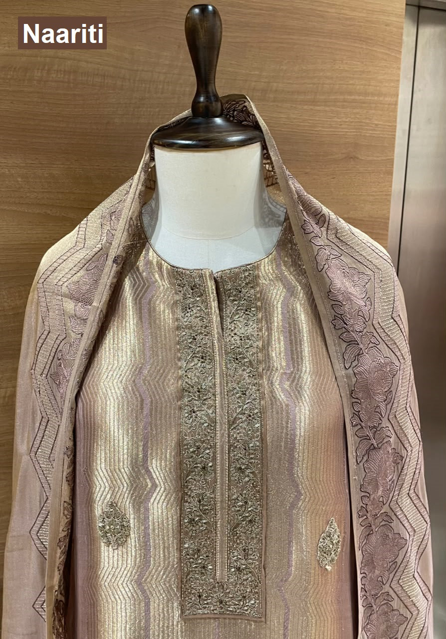 Kamil 2868 Naariti Silk Jacquard Pant Style Suits Exporter
