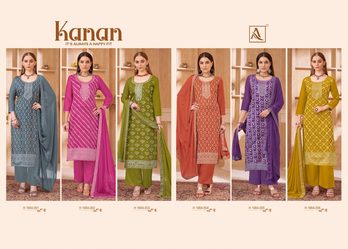Kanan Alok Muslin Pant Style Suits Manufacturer
