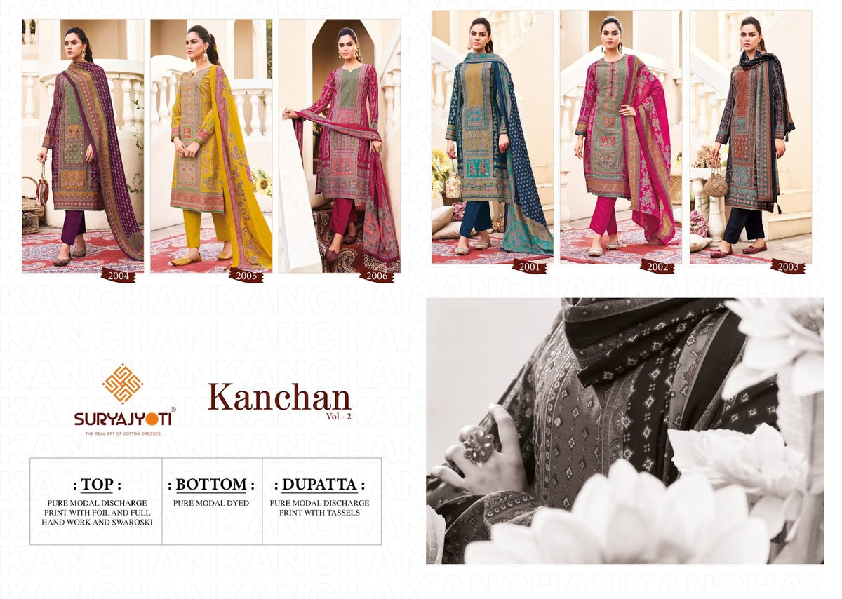 Kanchan Vol 2 Suryajyoti Modal Pant Style Suits Manufacturer