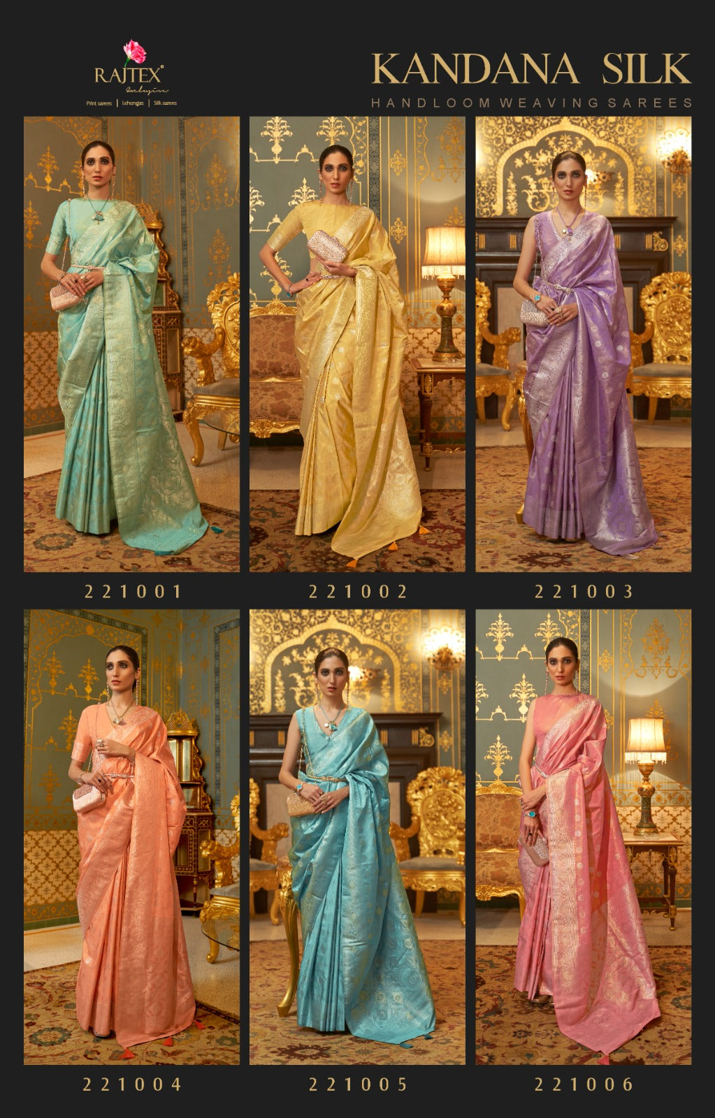 Kandana Rajtex Silk Sarees Exporter Gujarat