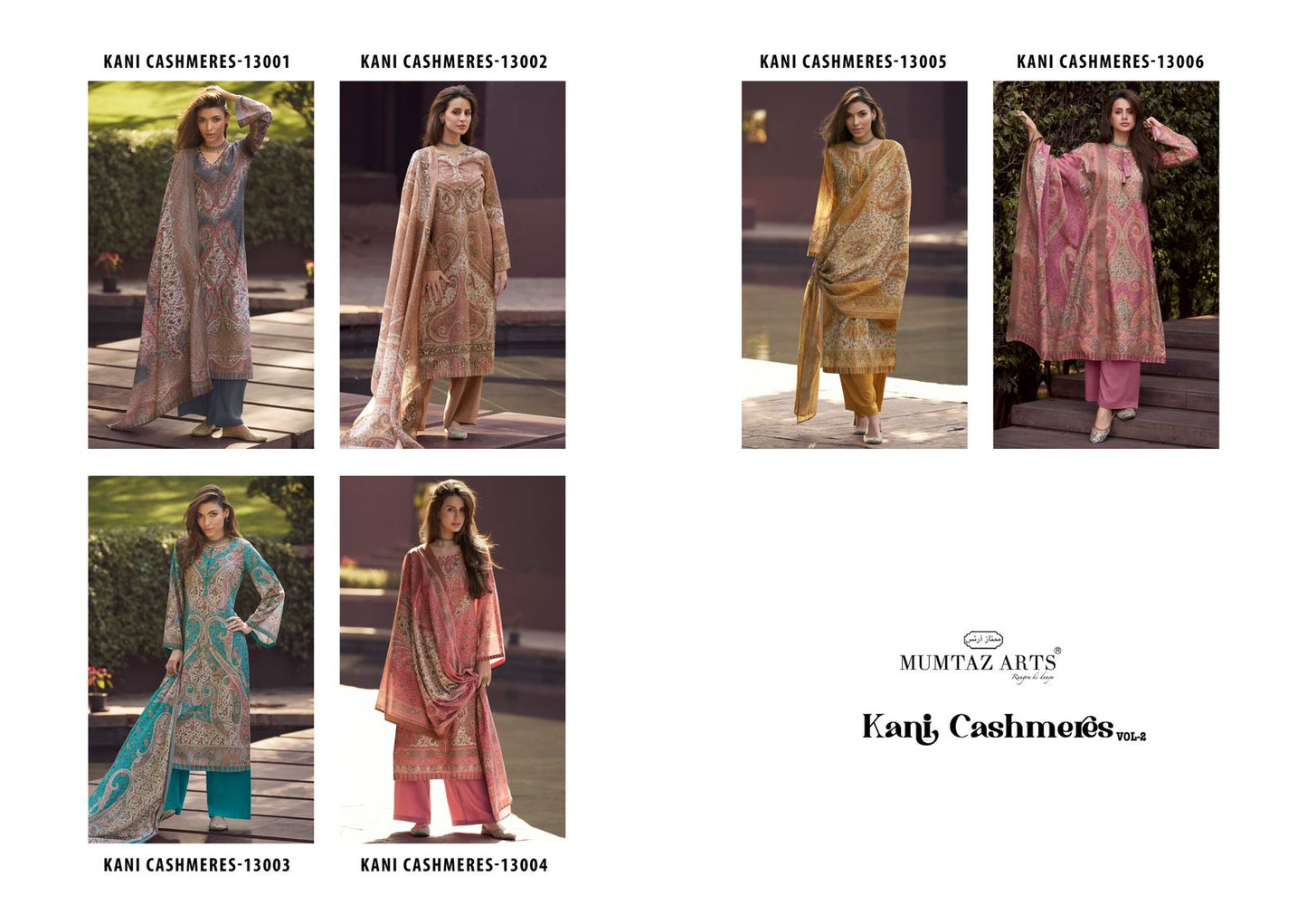 Kani Cashmeres Vol 2 Mumtaz Arts Lawn Cotton Pant Style Suits