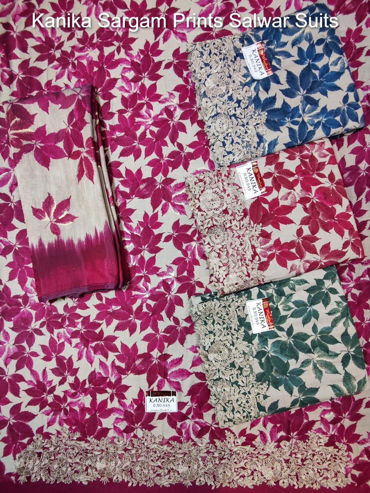 Kanika Sargam Prints Pure Muslin Salwar Suits Supplier Ahmedabad