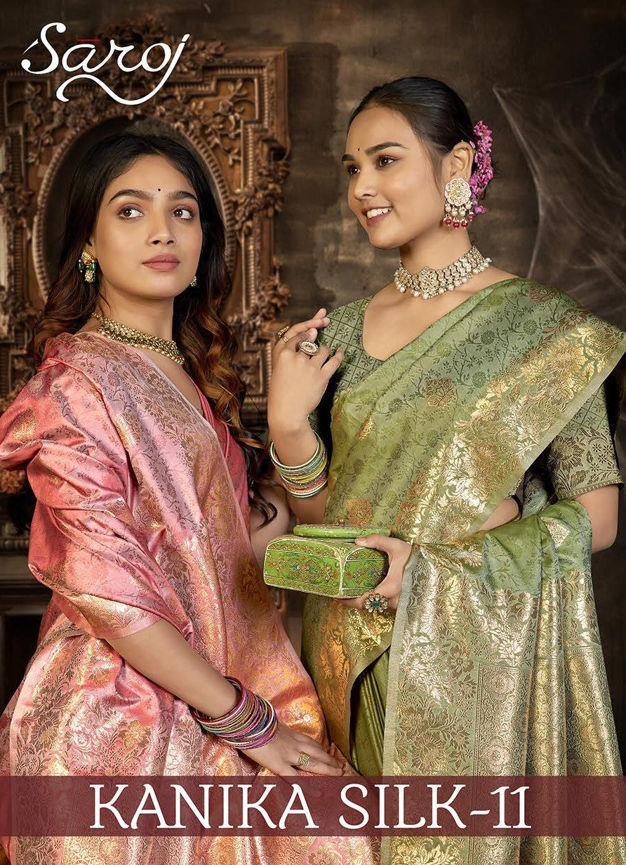 Kanika Silk Vol 11 Saroj Sarees Supplier India