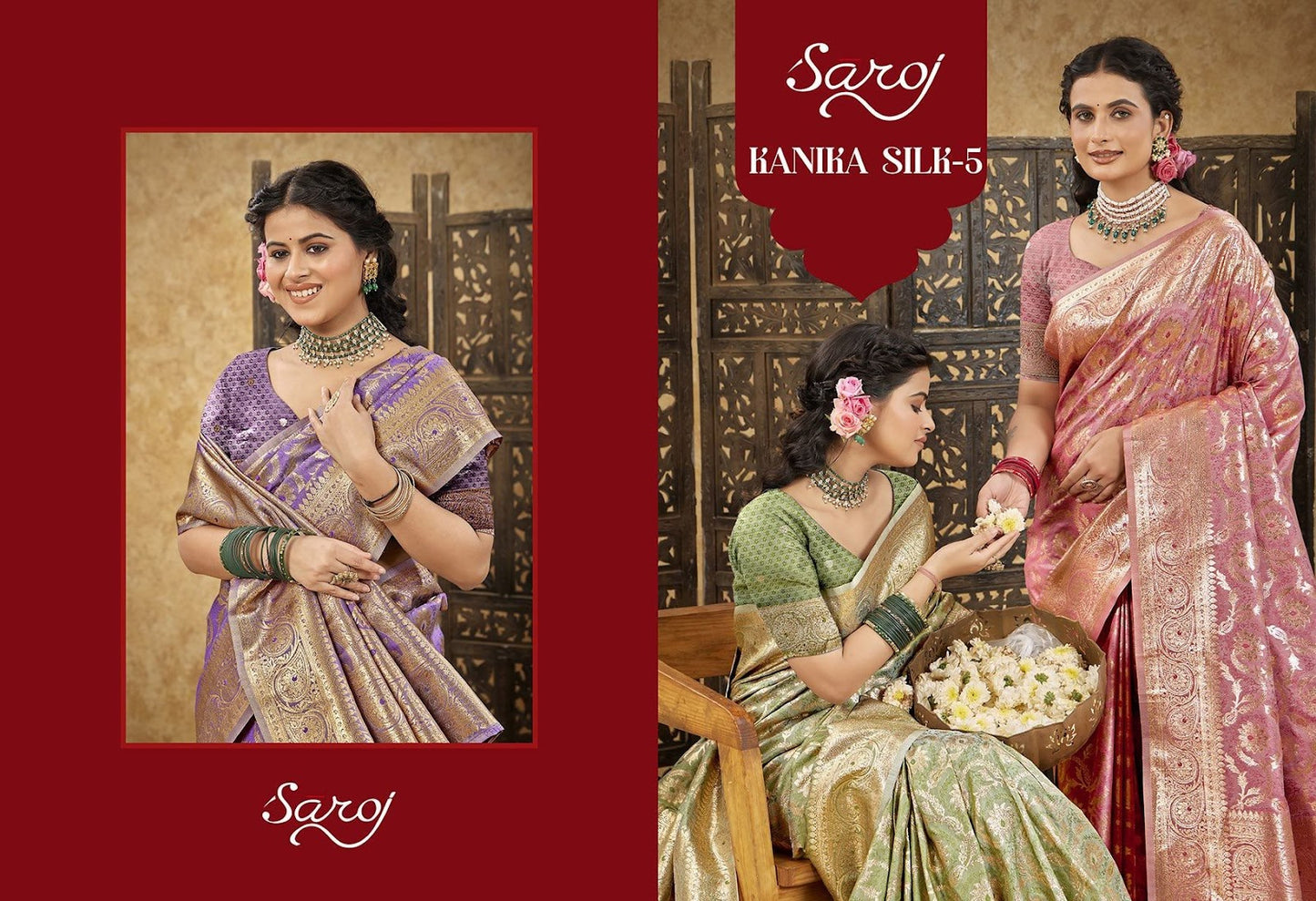 Kanika Silk Vol 5 Saroj Sarees Supplier