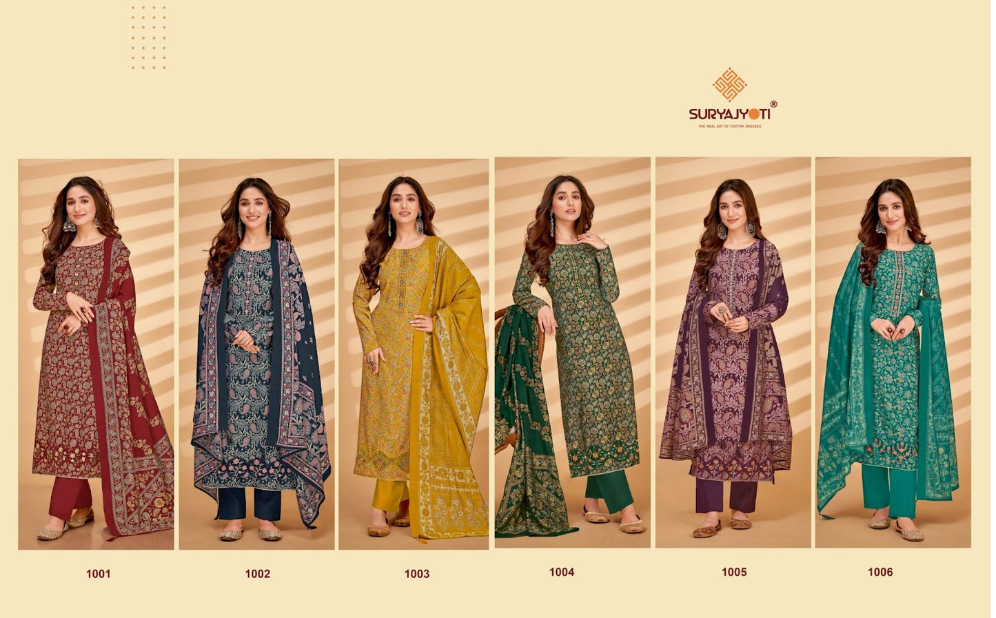 Kanika Vol 1 Suryajyoti Modal Pant Style Suits