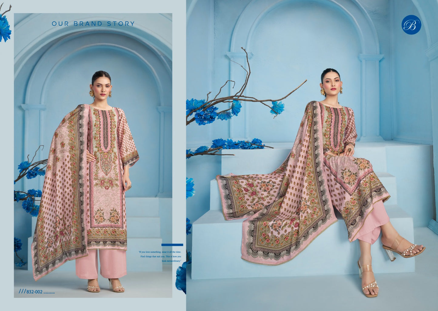 Kanika Vol 2 Belliza Designer Studio Pure Viscose Karachi Salwar Suits Exporter Ahmedabad