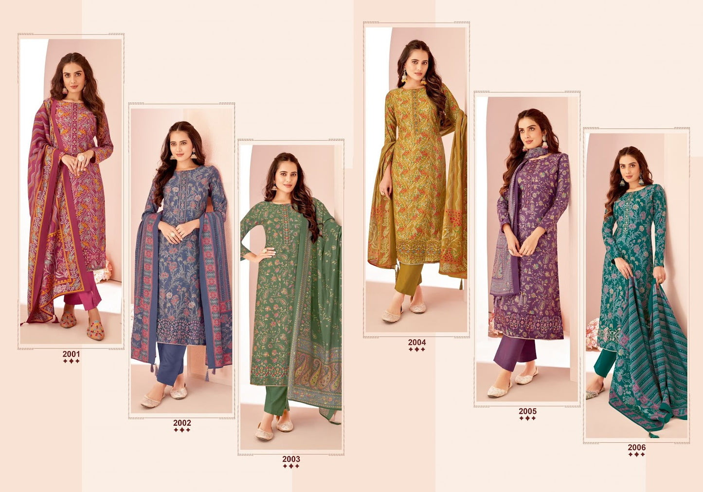 Kanika Vol 2 Suryajyoti Modal Pant Style Suits Exporter Ahmedabad