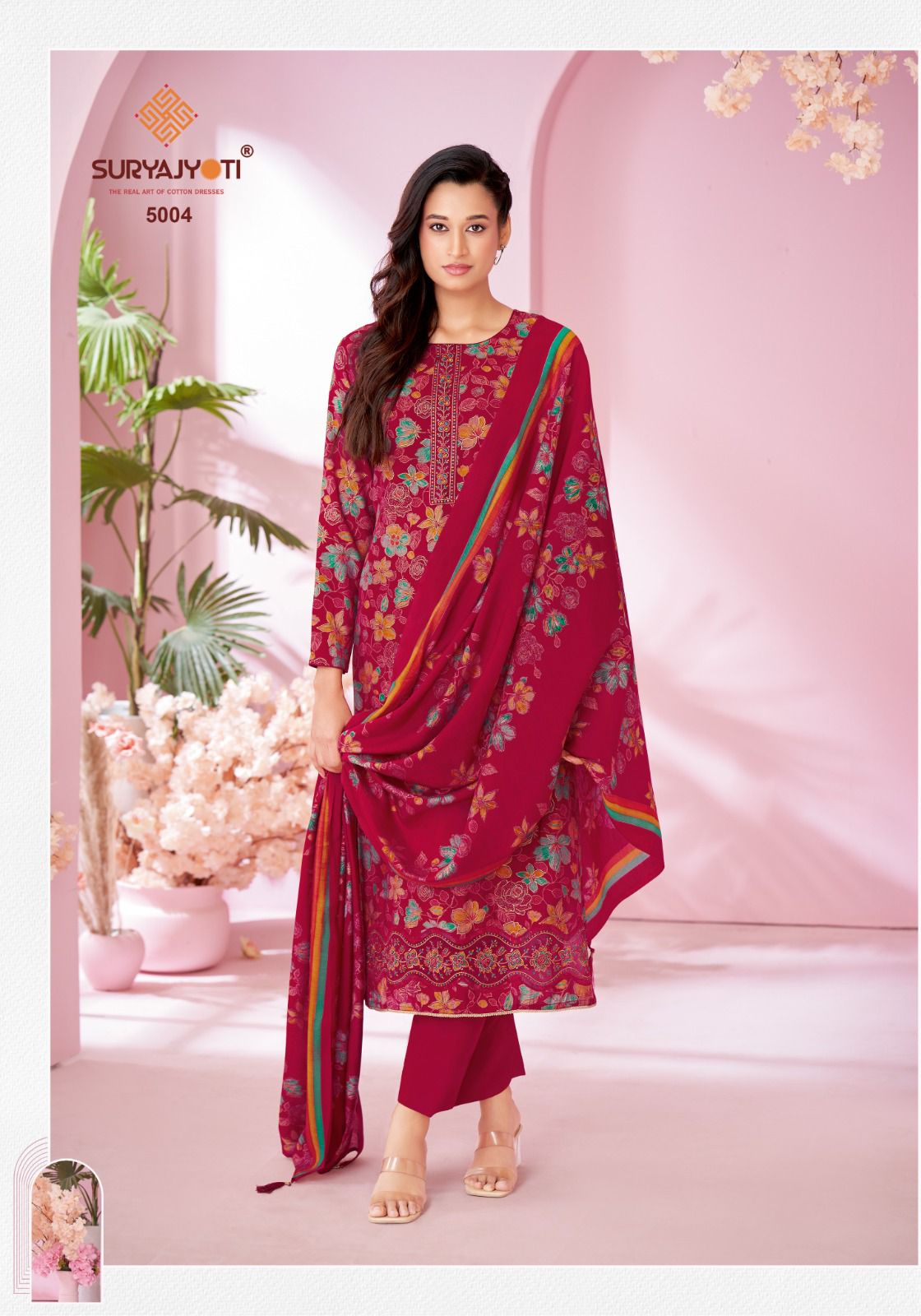 Kanika Vol 5 Suryajyoti Modal Pant Style Suits Wholesale Price