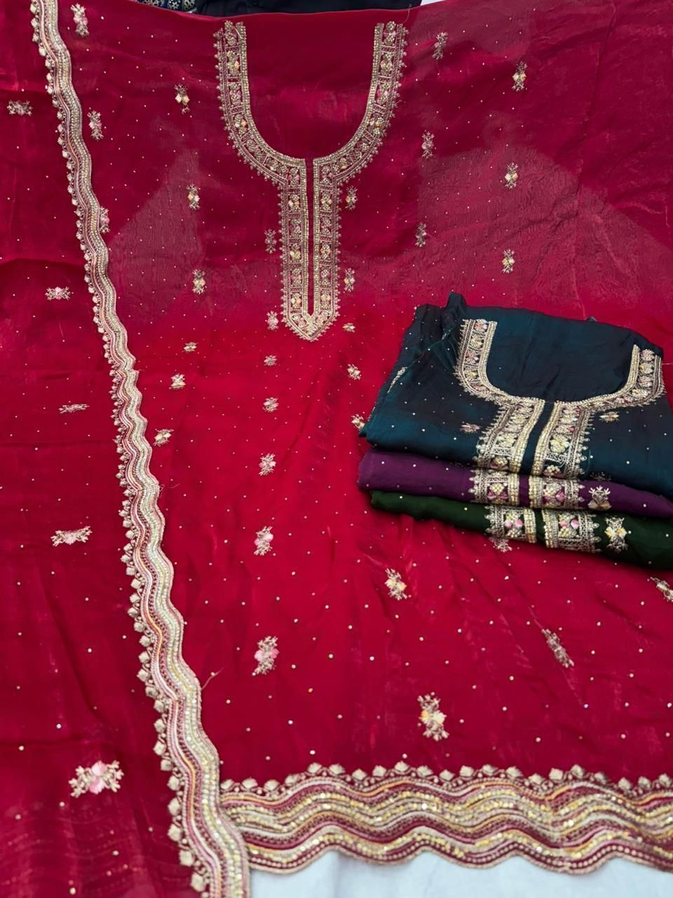 Kanya Nayandeep Satin Salwar Suits Wholesale Price