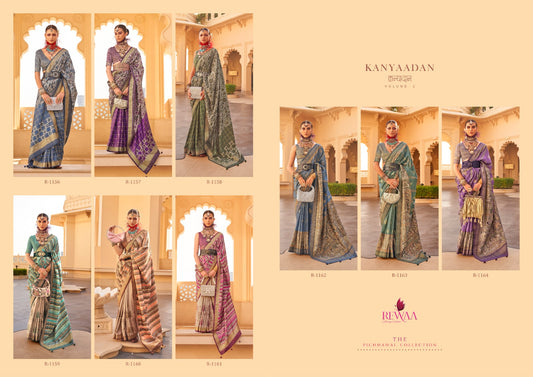 Kanyaadan Vol 2 Rewaa Silk Sarees Exporter Ahmedabad