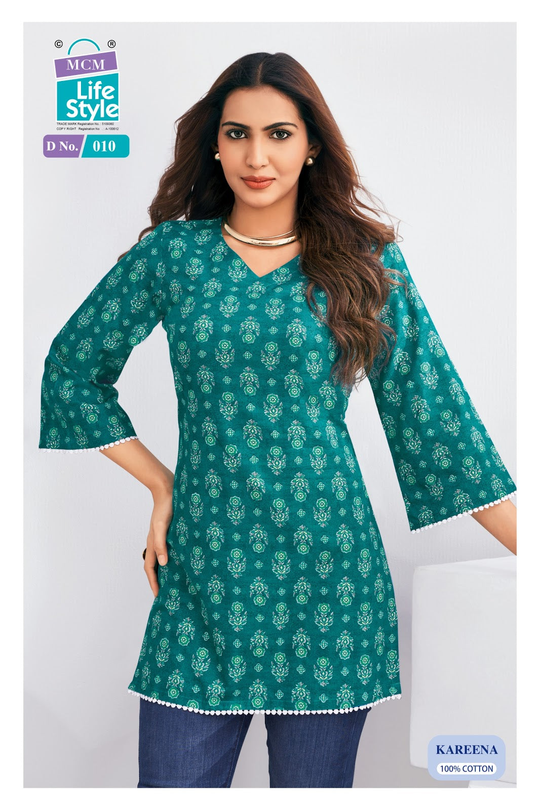 Kareena Mcm Lifestyle Cotton Short Kurtis Manufacturer