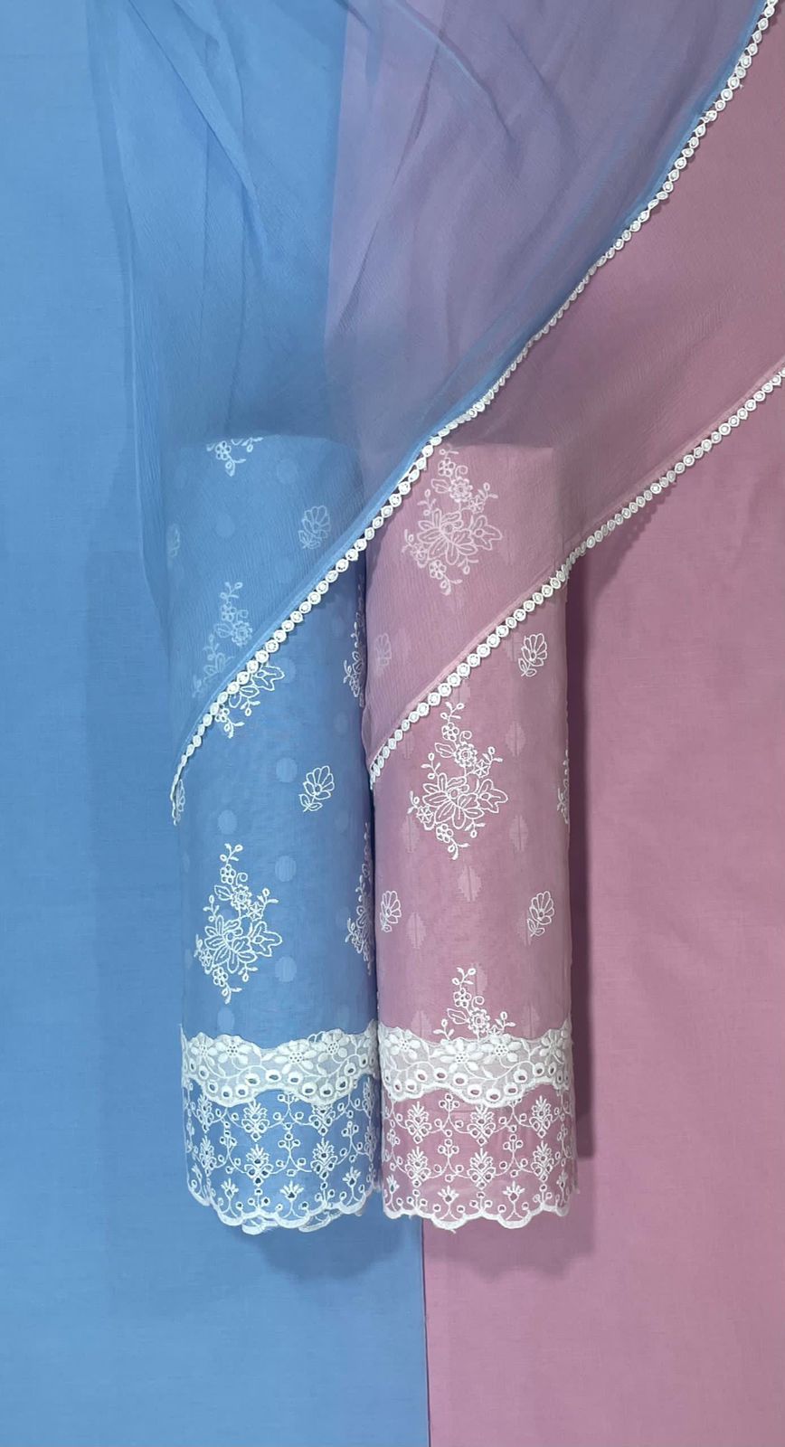 Karhi 2 Naariti Cotton Cambric Pant Style Suits Wholesale Price