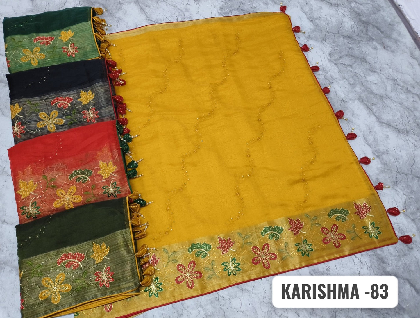 Karishma 83 Kalpveli Organza Sarees