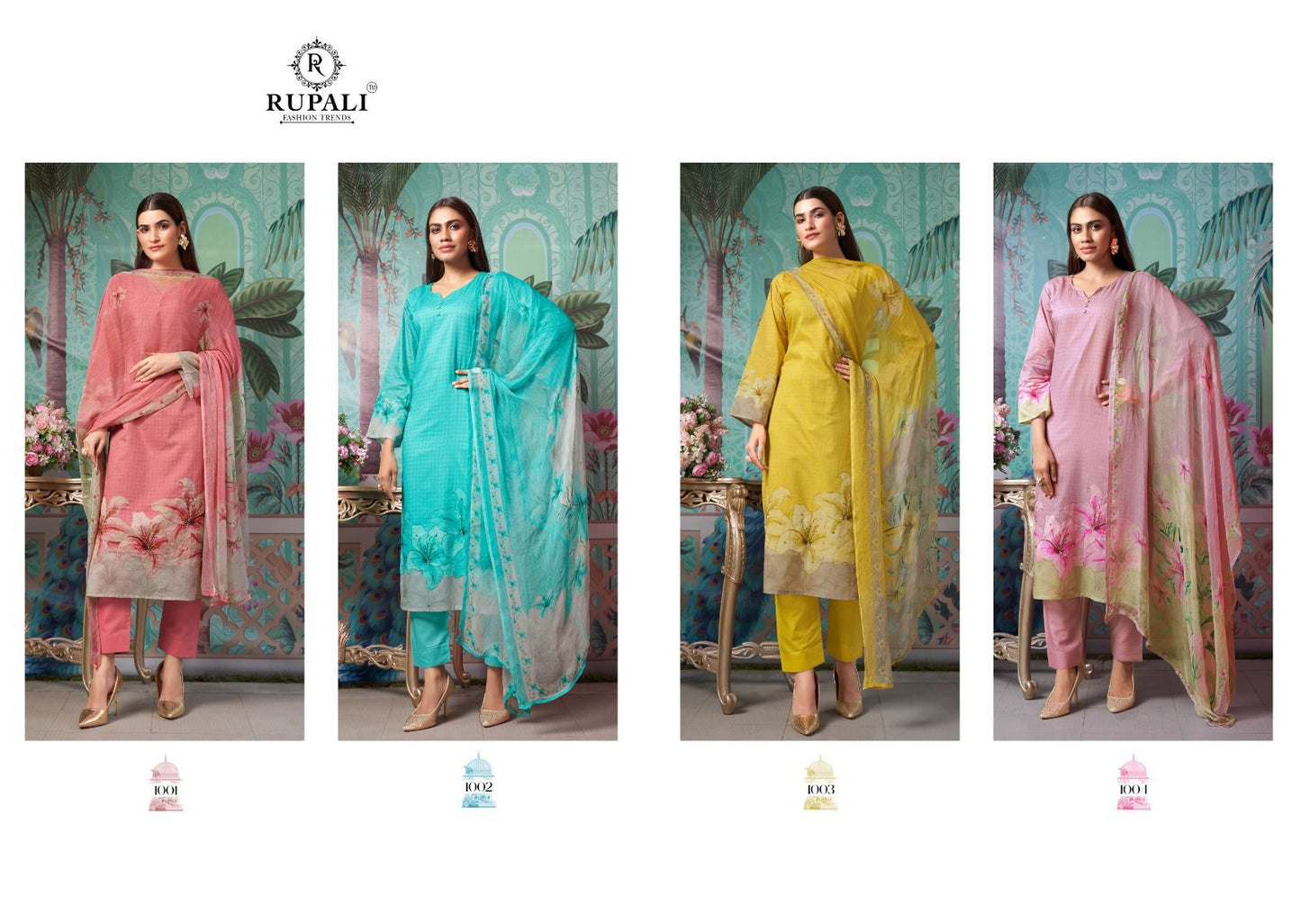 Kashish Rupali Cambric Pant Style Suits