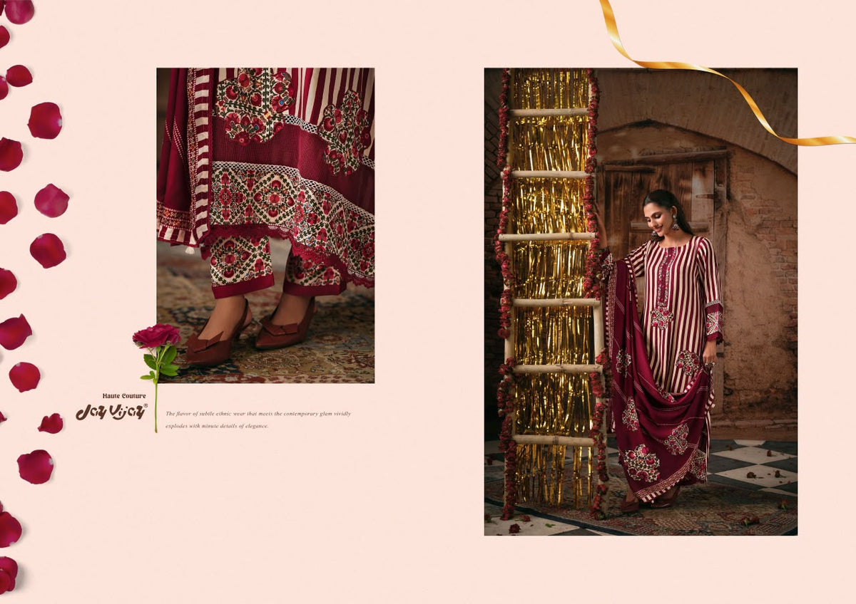 Kashmee Jay Vijay Pashmina Suits Wholesaler Gujarat